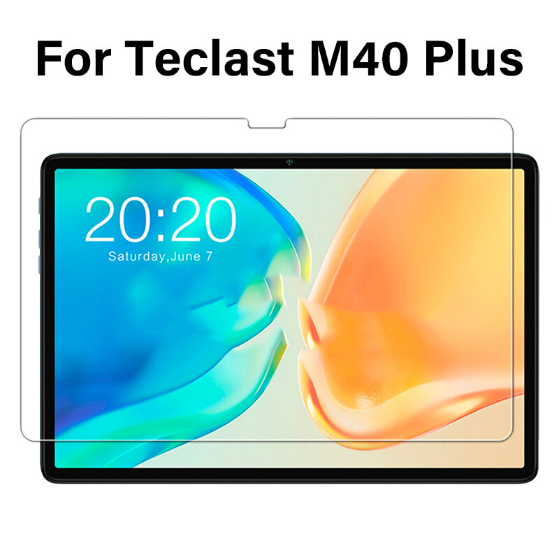 For Teclast M40 Plus 10.1 Inch Tempered Glass Screen Protector 2022 Tablet Sceatch Proof HD Clear Bubble Free Protective Film