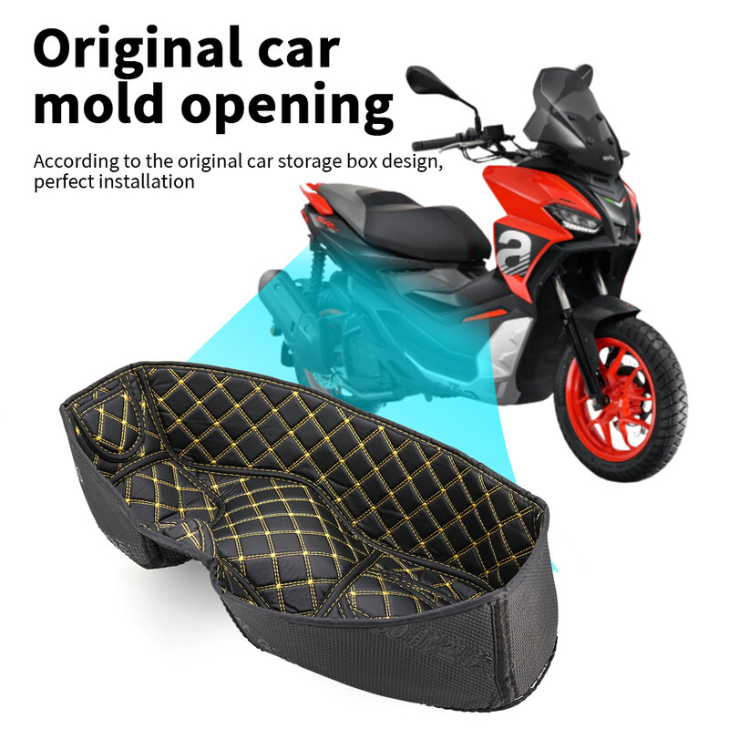 Almohadilla de cubo interior para motocicleta Aprilia SRGT200 SRGT 200, cojín de asiento, forro de almacenamiento, almohadilla para caja de equipaje
