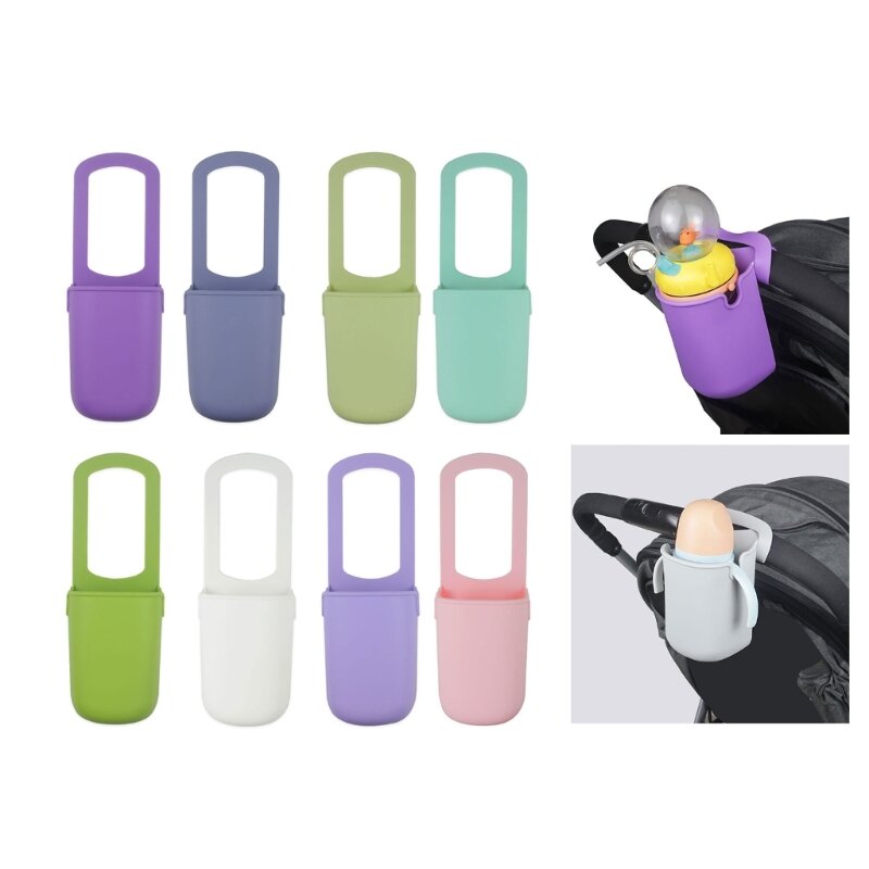 B2EB Stroller Cup Holder Storage Bag Wheelchair Cup Holder Stay Hydrated & Organized While Enjoy Stroll with Your Babies