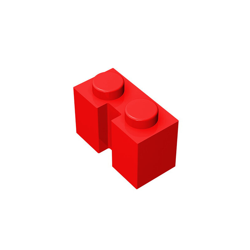 Bata Gobrick GDS-798 1X2 W. Alur Kompatibel dengan Lego 4216 Anak DIY Pendidikan Blok Bangunan Teknis