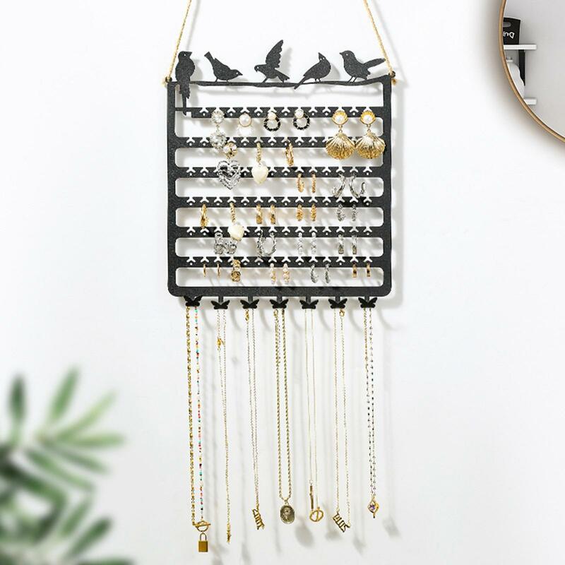 Wall Hanging Jewelry Rack 7 Layers Pendants for Apartment Shop Dressing Room