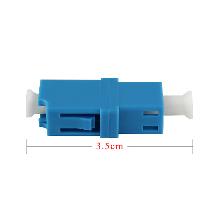Simplex LC UPC 광섬유 커플러 버트 조인트 광섬유 어댑터, 광섬유 플랜지 커넥터, 작은 사각형 콘센트