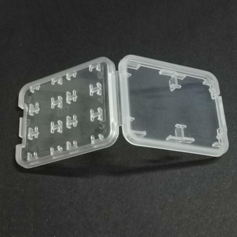 Multifunctional Memory Card Clear TF SDHC MSPD Storage Box Holder Case