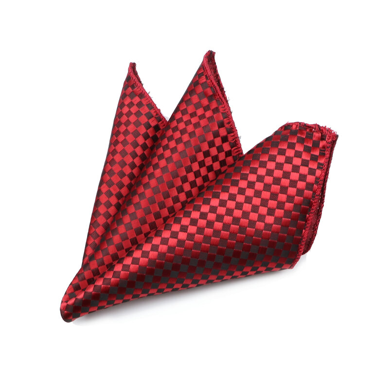 Erwachsene Baumwolle Taschentücher Plaid Muster Hanky für Männer Business Casual Taschen Platz Taschentuch 25cm Breite Hochzeit Taschentücher