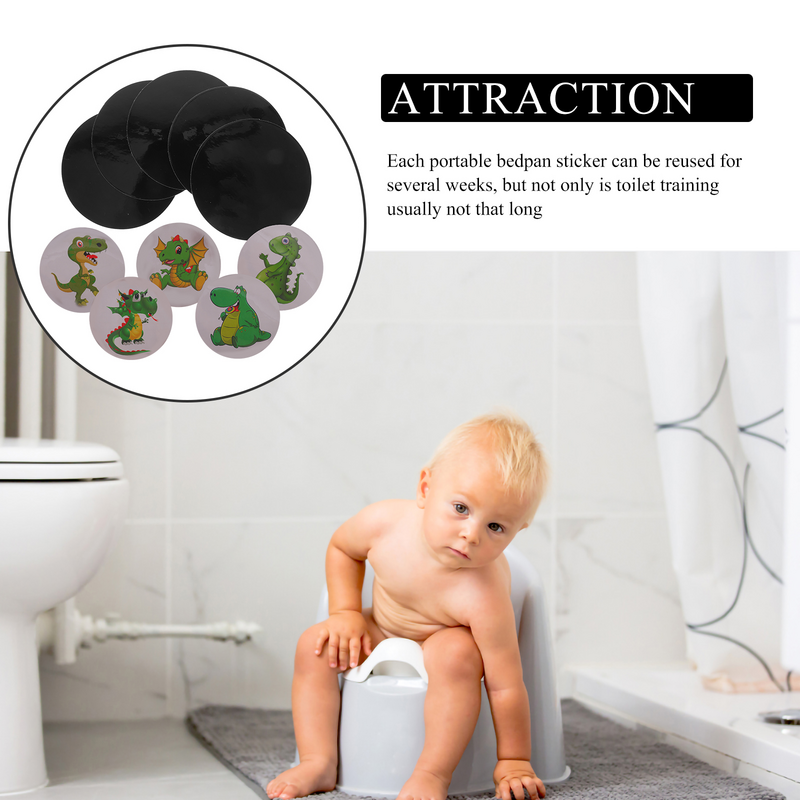 Kids Potty Temperature-sensitive Color-changing Stickers Toddler Toilet Seats Training