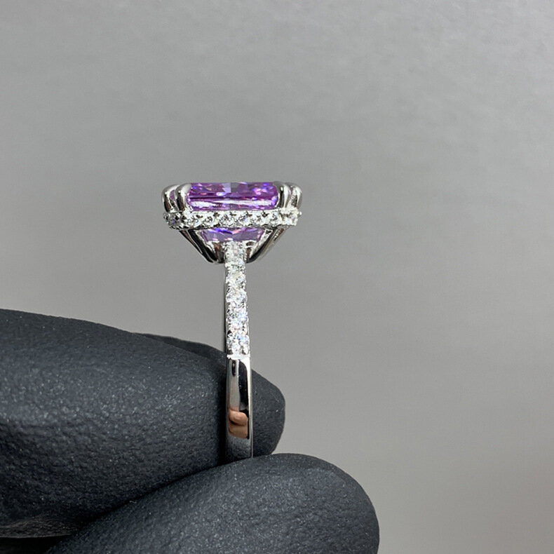 แหวน925เงินแฟชั่นอัญมณีแหวนเซอร์คอนสำหรับผู้หญิงของขวัญวันครบรอบแต่งงานขายส่ง