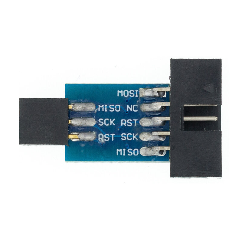 1 stücke New USBASP USBISP AVR Programmer USB ISP USB ASP ATMEGA8 ATMEGA128 Unterstützung Win7 64K 10Pin Zu 6 pin Adapter Board