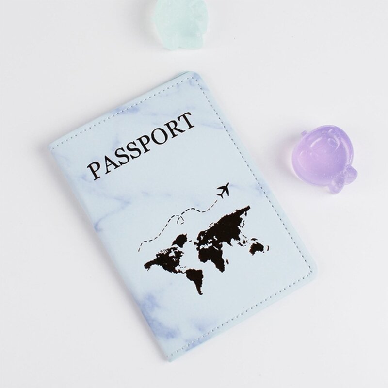 Обложки для паспорта из искусственной кожи с горячим тиснением, самолет для влюбленной пары, милая свадьба