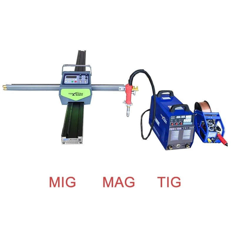 Beveling machine 3 in 1 Automatic welding cutting carriage tractor Machine CNC flame oxy-fuel cutter TIG MIG MAG