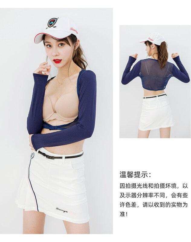 TTYGJ-Camiseta de manga larga para mujer, ropa de Golf auténtica coreana, Top transpirable con protector solar y resistencia a los rayos UV, 2024