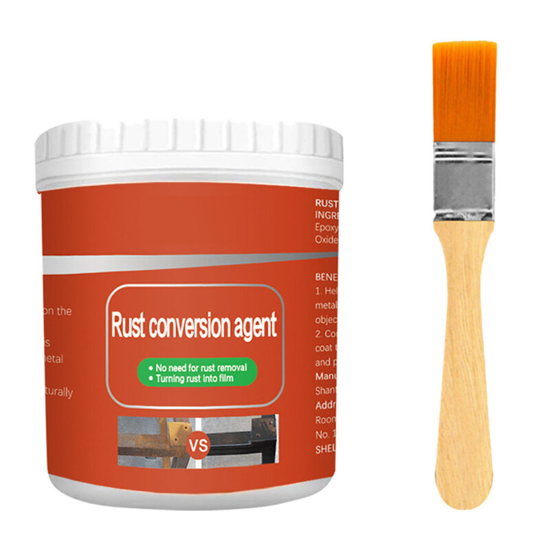 Agente de conversión de óxido, convertidor de eliminación de óxido, pintura metálica, adecuado para uso doméstico, garaje y oficina, 100/300g