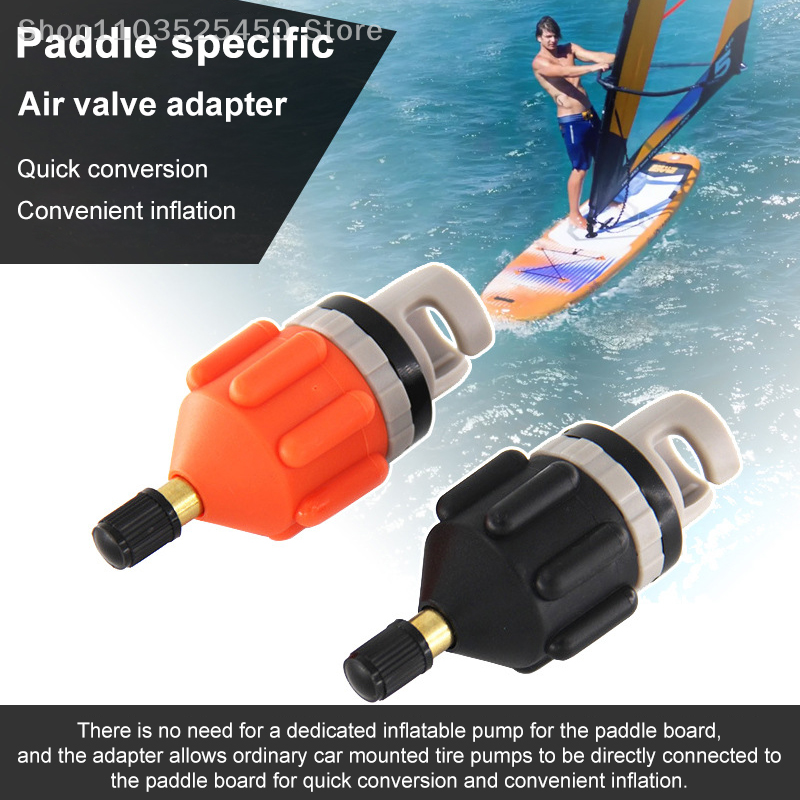SUP Paddleboard ugello aria Kayak adattatore valvola aria testa adattatore gonfiaggio pompa auto