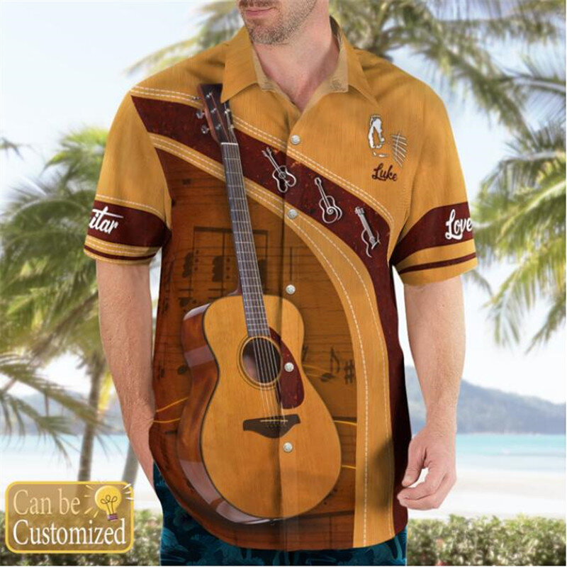 남성용 3D 프린팅 전자 칩 하와이안 셔츠, 여름 반팔 셔츠, 오버사이즈, Camisa Social 5XL, 2022 년 신제품