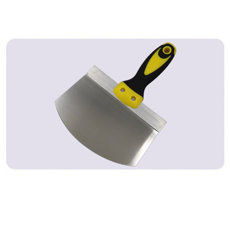 Stainless Steel Putty Knife Wall Paint Plaster Trowel Arc Ash Shovel Paint Feed Filling Scraper Blade Spatula Construction Tools