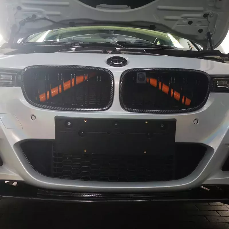 Para listwy wykończeniowe przedni grill do samochodu BMW F30 F31 F32 F33 F34 F36 F20 F21 F22 F23 G29 akcesoria do dekoracji stylizacja sportowa samochodu