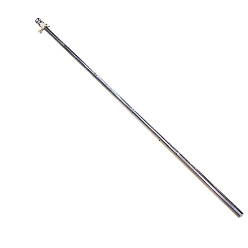 Flagpole, Stainless Steel Flagpole, Suitable For House Courtyard Garden, Anti-Rust Flag Holder (Silver Pole Only)