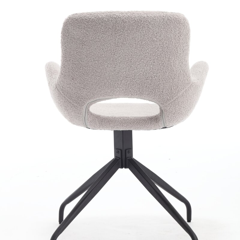 TS Teddy-silla tapizada de terciopelo con patas de Metal, moderna, sin ruedas, para el hogar, oficina, escritorio, ordenador, tarea