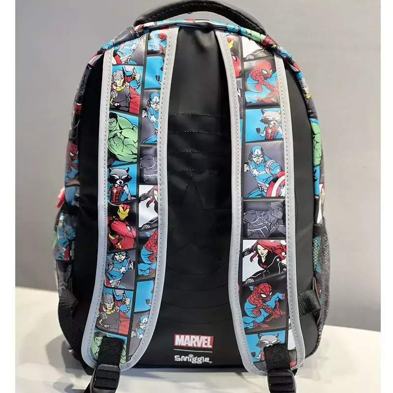 MINISO Disney mochila escolar superhéroe para niños, Iron Man, Spiderman, estudiante, 6-12 años