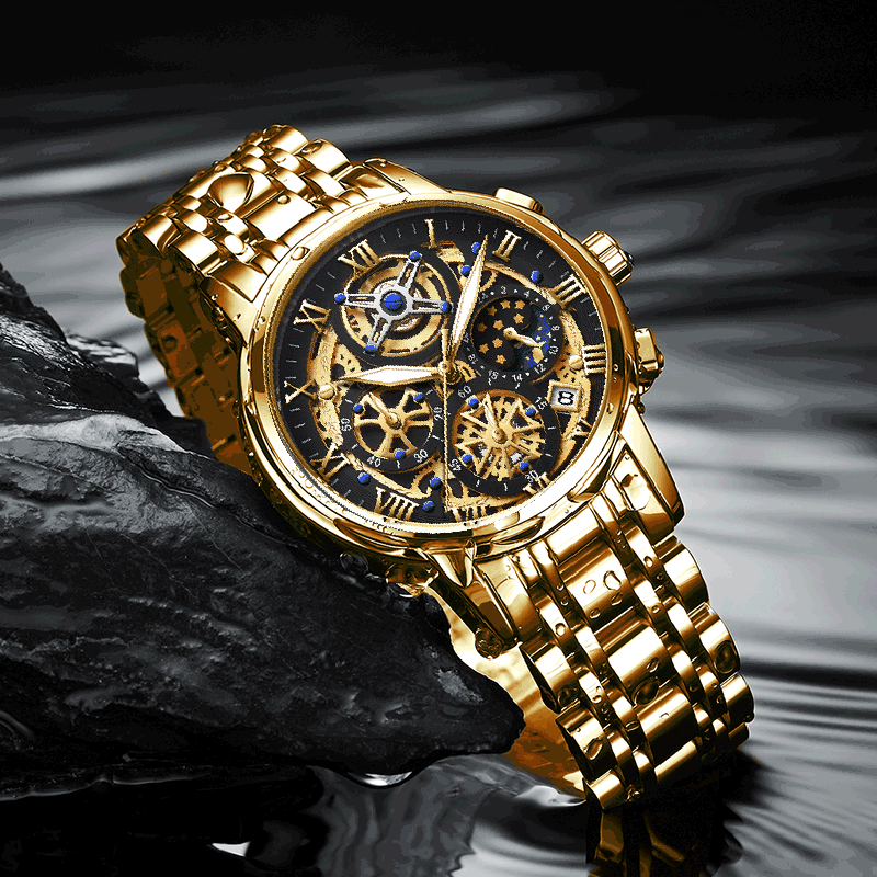 LIGE นาฬิกากันน้ำสำหรับชายแบรนด์หรูนาฬิกาข้อมือสำหรับผู้ชายแฟชั่นธุรกิจกีฬา Quartz Chronograph นาฬิกาข้อมือ Reloj Hombre