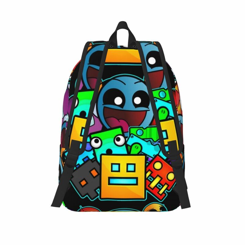 Рюкзак мужской/женский с геометрическим рисунком, Старая школьная сумка для учеников начальной и старшей школы