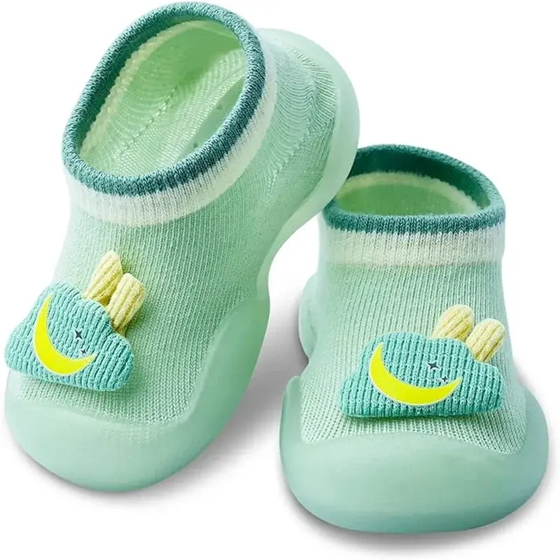 Baby Shoes Boys Girls First Walking Shoes Non Slip Soft Sole Sneakers Toddler Infant Babygirl Sock Shoes