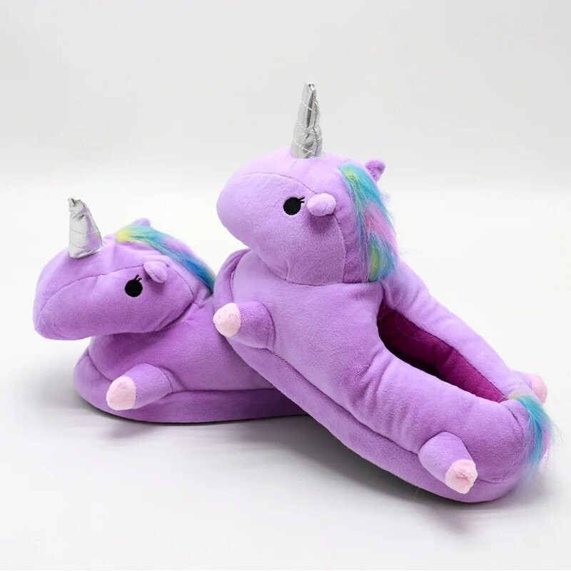 Unicorn Slippers House Shoes Women Cute Funny Slippers Girls Winter Shoes 2023 Classic Ladies Slippers Chanclas Mujer