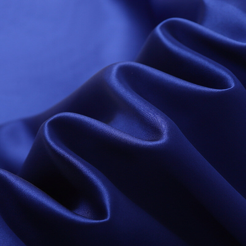 Стрейчевая ткань из чистого шелка тутового шелкопряда, 19 мм, однотонный эластичный шармёз для шитья «сделай сам», ширина 140 см