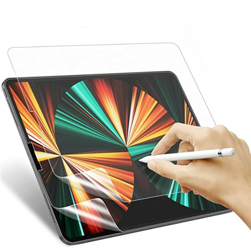 Papier czuć się folia zabezpieczająca ekran matowy PET malowanie pisać dla iPad Pro 11 12.9in powietrza 3 4 5 7th 8th 9th 10th Gen 9.7 10.2 10.9