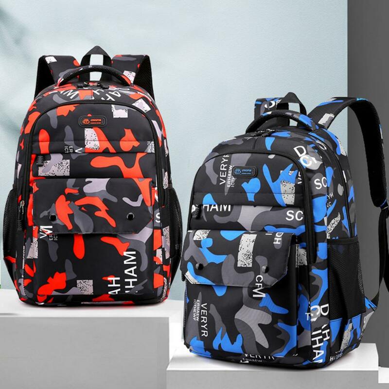 Practical Teen Girls Boys Load-reducing Lightweight Portable Spacious Capacity Bookbag Unisex Backpack Large Capacity
