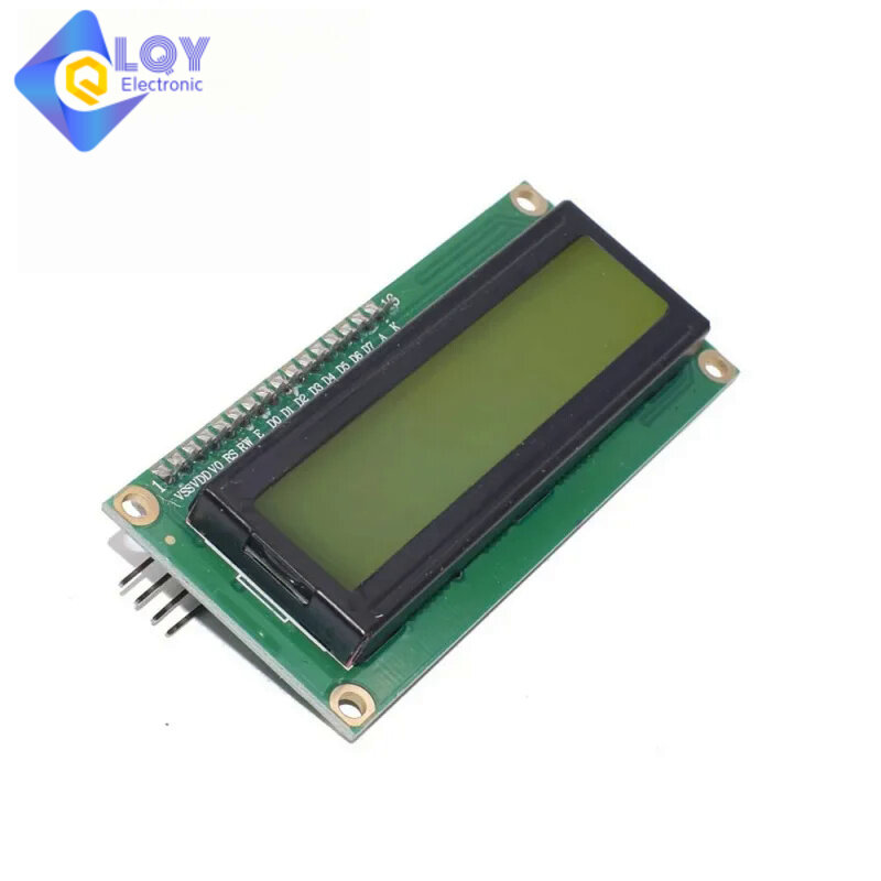 Lqy โมดูล1602 LCD I2C LCD1602สีฟ้า/สีเขียว PCF8574 iic/ แผ่นอะแดปเตอร์ LCD1602 I2C