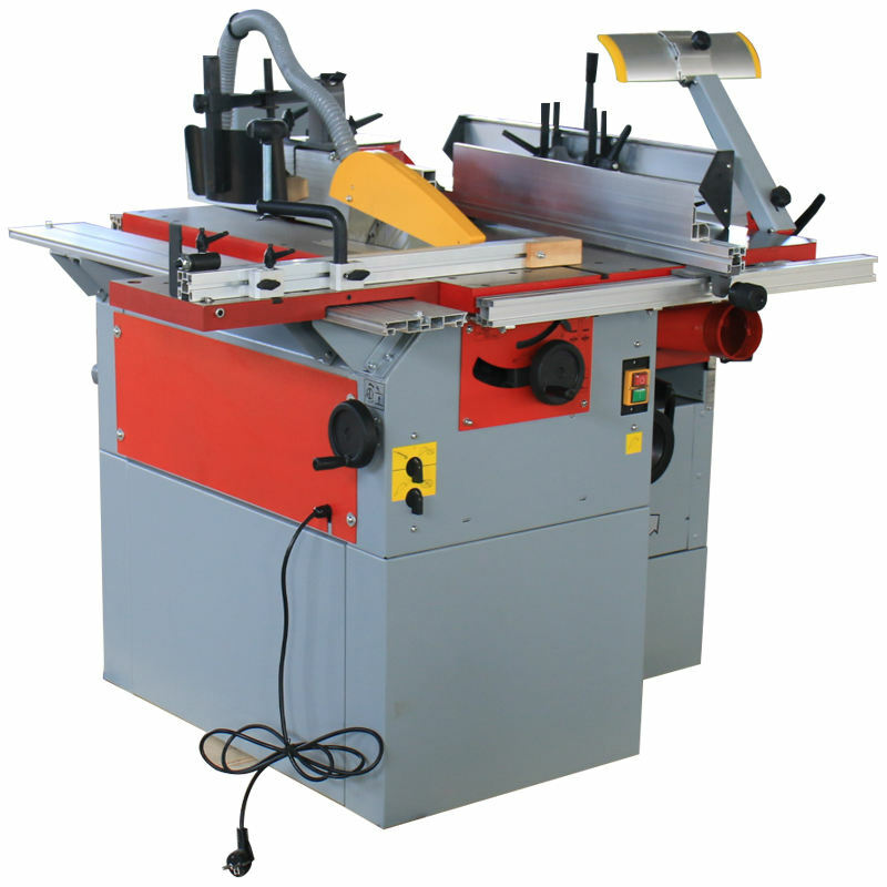 New Hot Sale 1.5kw 5in1 Jointer Combination Woodworking Planer Table Saw Mortise Drill Machine Good Quality Free After-sales