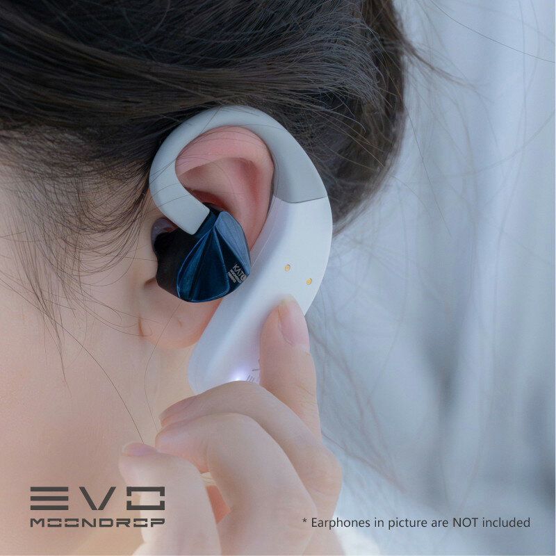 MOONDROP EVO HIFI True Wireless Ear-hook DAC&Amp Module Dual ES9318 Bluetooth Ear Hook