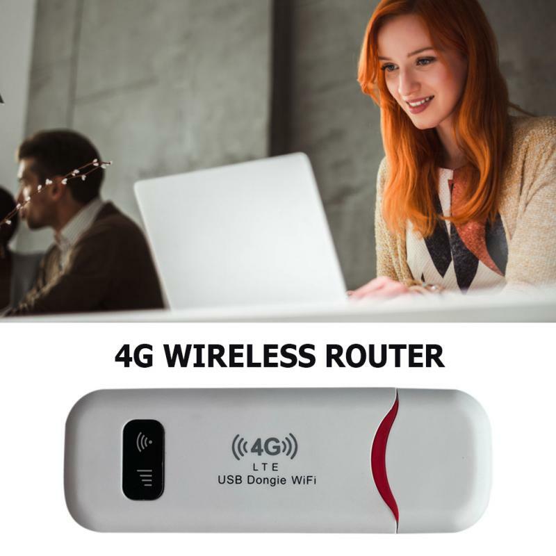 RYRA 4G LTE Router Wireless Dongle USB 150Mbps Modem Stick Mobile Broadband Sim Card adattatore Wireless Router di schede 4G Home Office
