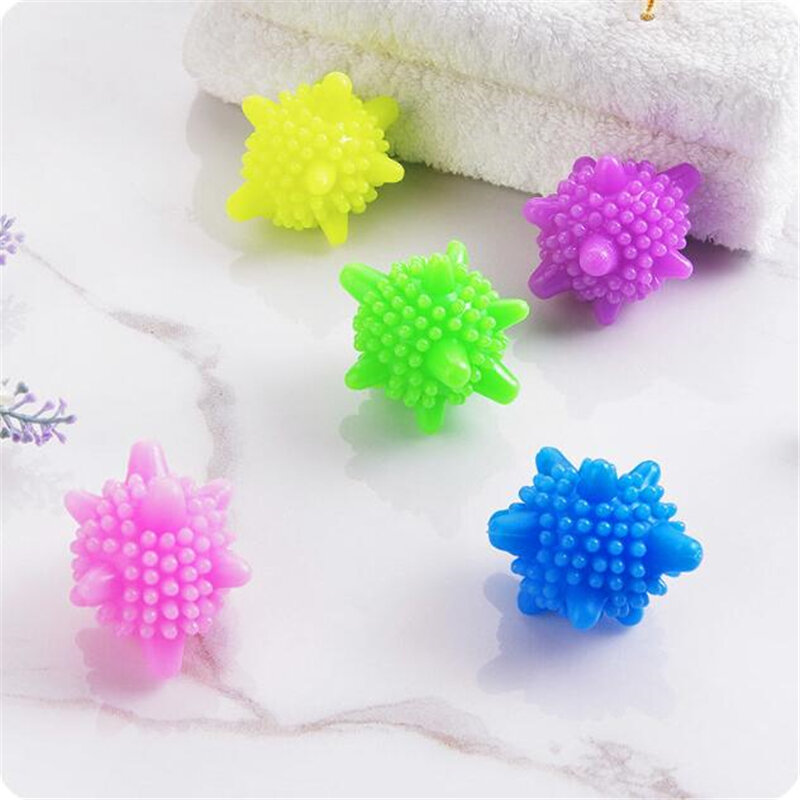 New Reusable Magic Laundry Balls Cleaning Washing Machine Clothes Softener Prevent Knotting Super Strong Decontamination Ball