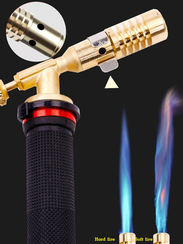 Beztlenowy palnik do spawania gazu płynnego pistolet do użytku domowego uniwersalny palnik do spawania gazowego pistolet spawalniczy wysokotemperaturowy