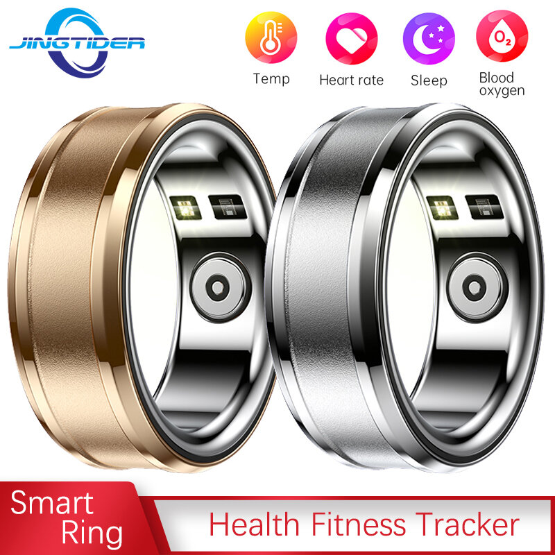 Fitness Tracker Health Smart Ring uomo donna Smart Finger Ring frequenza cardiaca ossigeno nel sangue Monitor della temperatura corporea anelli intelligenti