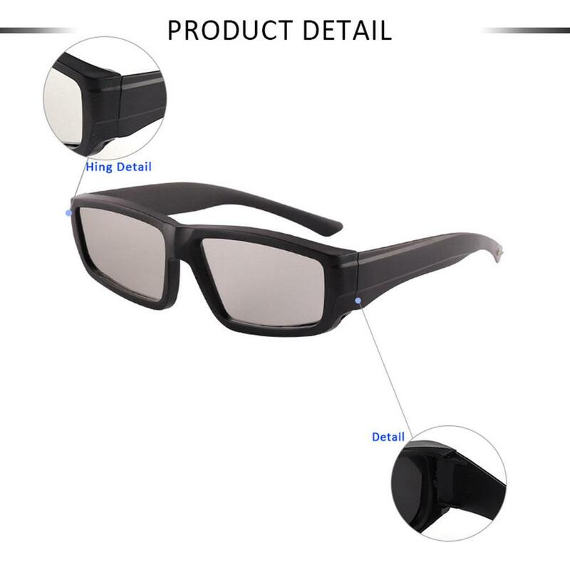 Gafas de Eclipse Solar ABS, gafas de observación 3D para exteriores, protección de ojos, gafas de visión Anti-uv