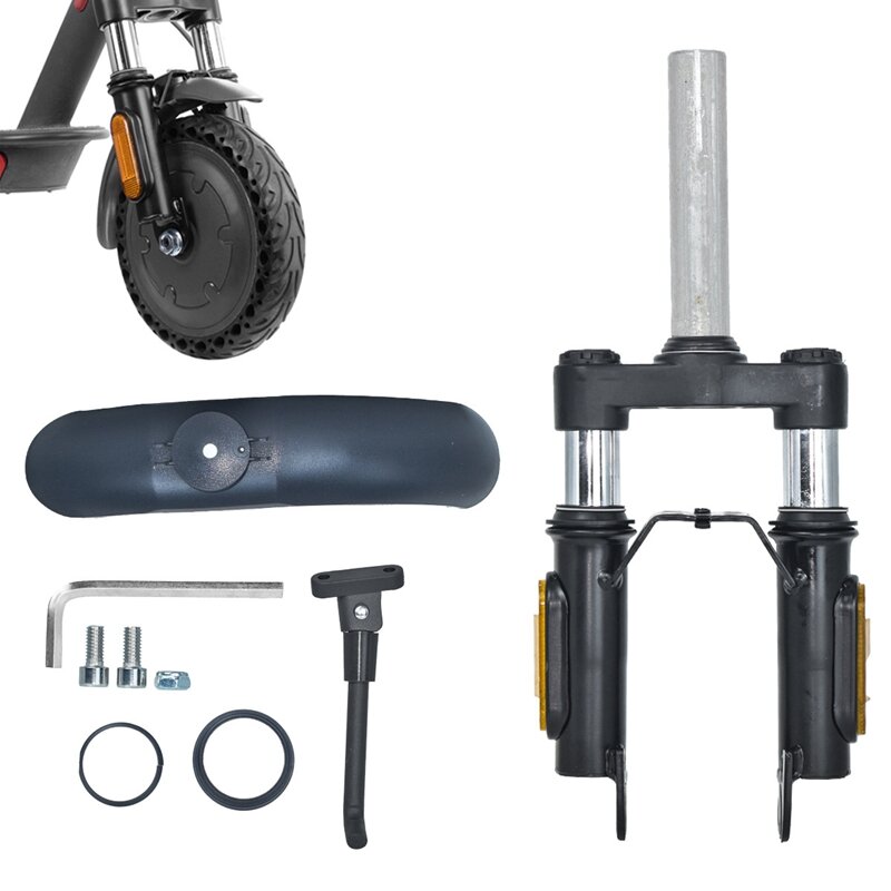 For Xiaomi M365 Pro 1S Electric Scooter Front Tube Shock Absorber Front Suspension Fender Set