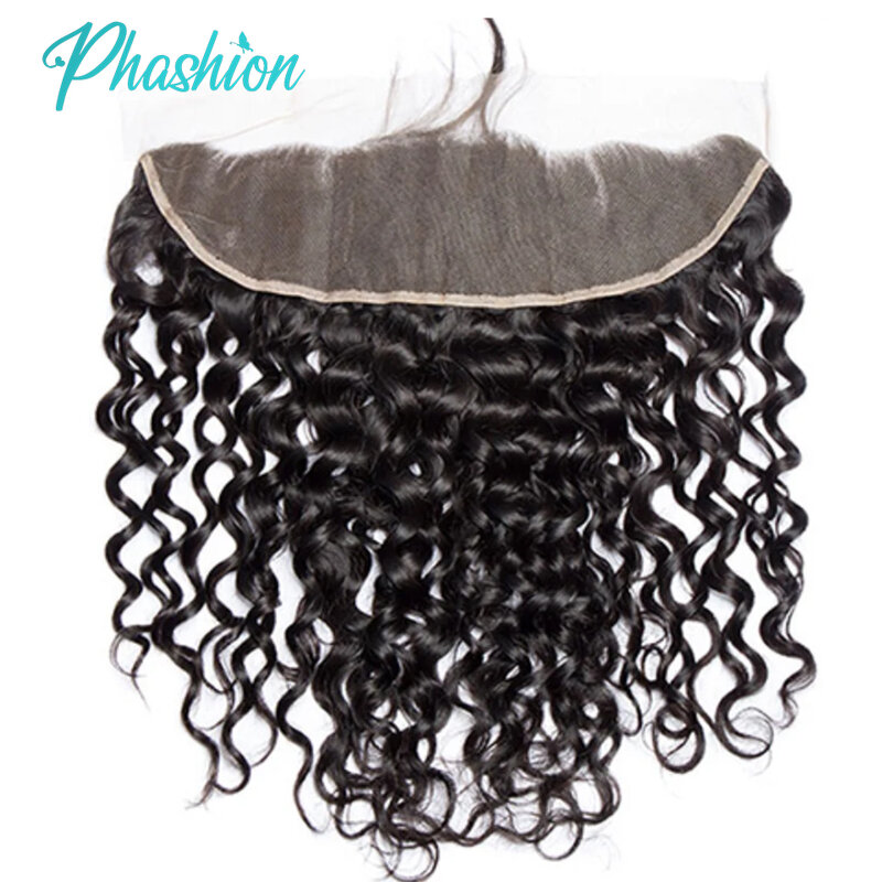 Phashion волна 13x4 кружевной фронтальный & HD Прозрачный Швейцарский 4 × 4 закрытый предварительно выщипанный бразильский Remy человеческие волосы для черных женщин