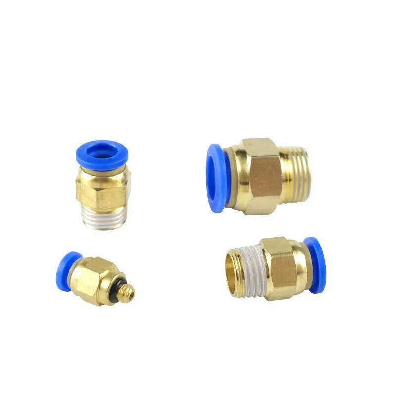 4/6/8/10/12mmTube 1/8”1/4”3/8”1/2”Pneumatic Air Connector Fitting PC/PCF/PL/PLF/SL/PB/PD/PX/PH Hose Fittings Pipe Quick Joint