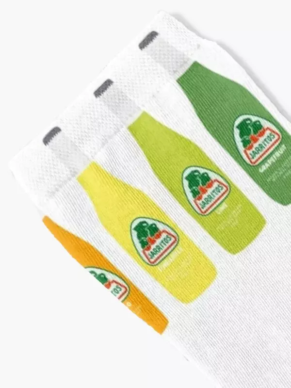 Jarritos Bottles Digital Art Socks valentine gift ideas loose hiking Socks For Men Women's