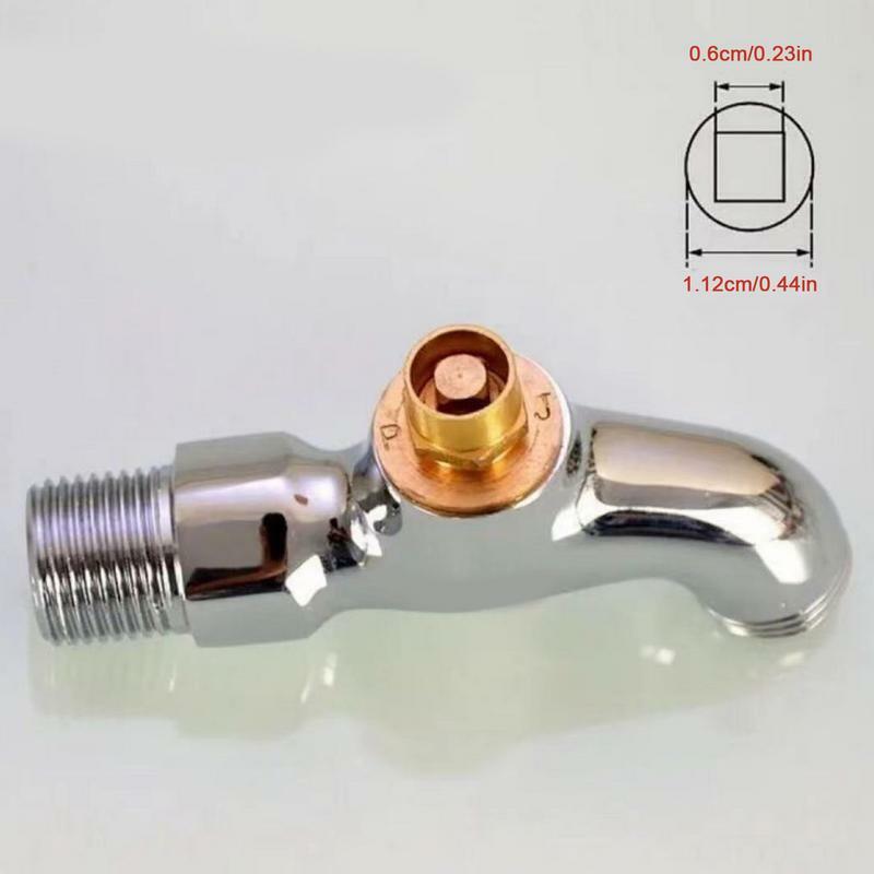 Plumbing Hole Faucet Key Radiator Water Valve Tap Square Socket Wrench Tap Core Radiator Plumbing Hole Bleed Square Socket Keys