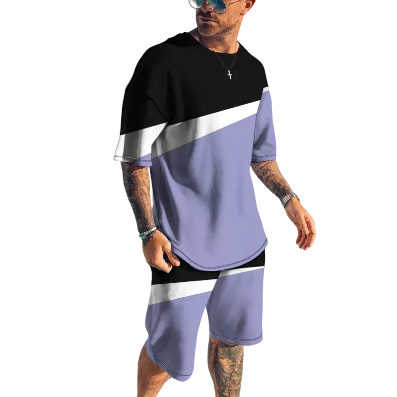 Camiseta 3D com estampado masculino Uniforme, Camisa uniforme, Cor, Roupa casual, 2024
