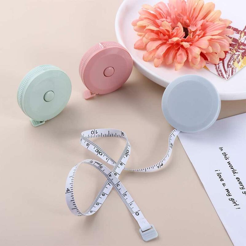 Retractable Portable Measuring Tool Student Kids Office Tool Roll Tapes Measures Measuring Ruler Retractable Rulers