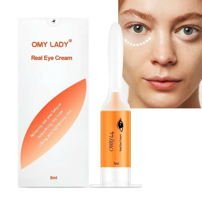 OMY LADY-Creme Anti-Rugas para os Olhos, Idade Instant Remover Puffiness, Cuidados Anti-Círculos, Eye Eyebags, Sob Firming, Dark, W5L4, 5ml