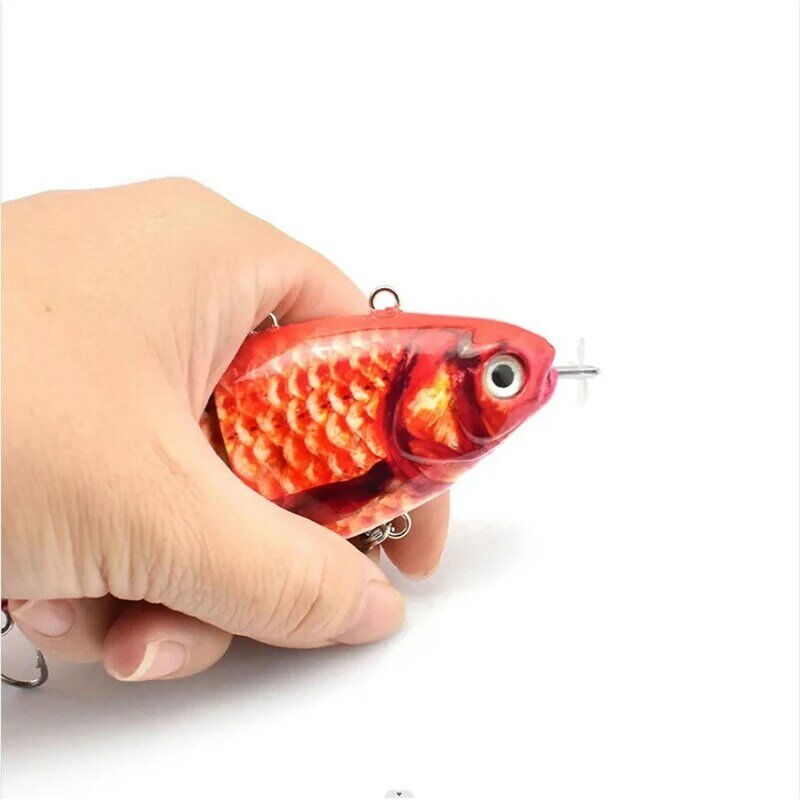 Robotic Swimming Fishing Lures Electric USB Rechargeable LED Light Multi Jointed Wobbler Swimbait Hard Lures Pesca Tackle