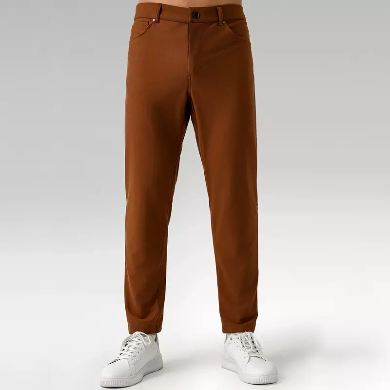LUKU-Pantalon de sport décontracté ABC pour homme, pantalon de fitness respirant, séchage rapide, bouton d'affaires, deux vêtements Piedmont