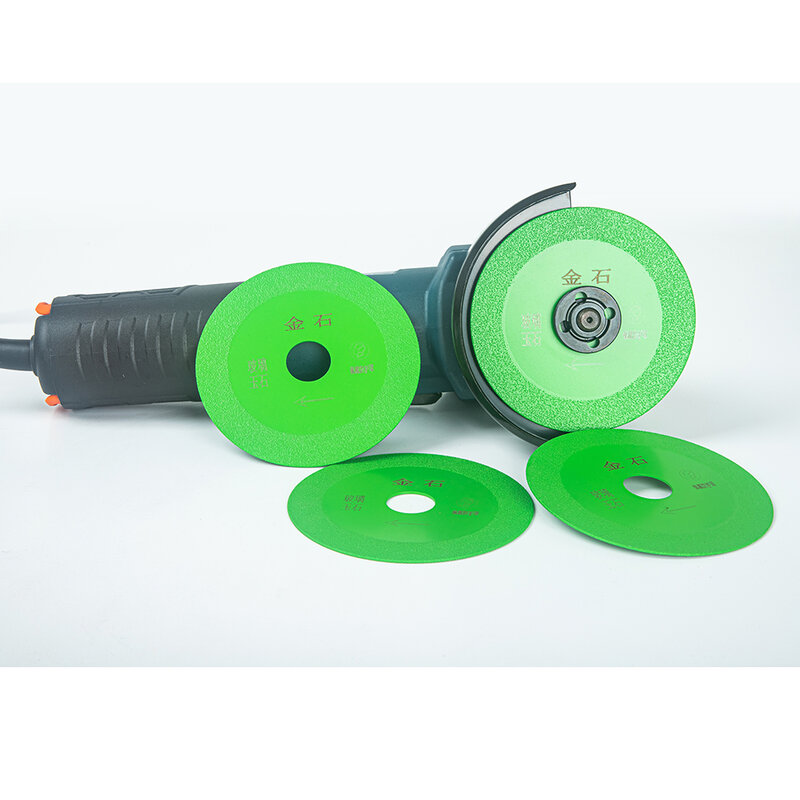 1 Pc 4"100mm Class Cutting Blade Ceramic Tile Jade Crystal Bottle Stone Grinding Pad Diamond Ultra-Thin Saw Blade Not Collapse