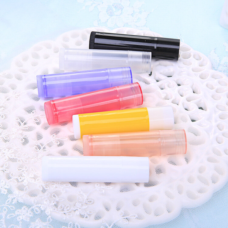 Tabung lipstik kosong, isi ulang 30 buah 5g tabung Balsem Bibir kosmetik wadah lipstik warna DIY botol perjalanan portabel
