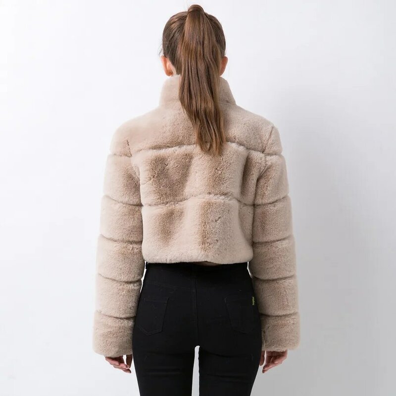Moda donna piumino corto giacche addensate parka cappotti a bolle 2024 cappotto invernale in cotone solido capispalla Casual femminile top